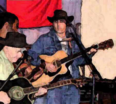 LJC at Casbeer's with Butch Morgan